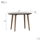 テーブル ウォールナット | glande-V 900×600楕円HT