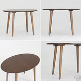 テーブル ウォールナット | glande-V 900×600楕円HT