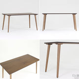 机 デスク ラウンド脚 | glande-V 1200×600四角HT