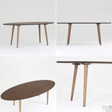 テーブル 食卓 コーヒーテーブル | glande-V 1500×600楕円HT