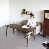 リビングテーブル デスク モダン | glande-V 1500×600四角HT