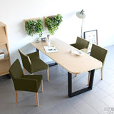 いす 北欧風 | JOY Sサイズ 肘なしタイプ モダン生地 ナチュラル脚