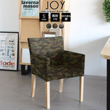 いす シンプル | JOY Sサイズ 両肘タイプ 迷彩生地 ナチュラル脚