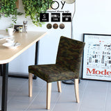 ダイニングチェア カフェ風インテリア | JOY Sサイズ 肘なしタイプ 迷彩生地 ナチュラル脚