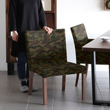 イス レストランチェアー 食卓椅子 | JOY Mサイズ 肘なしタイプ 迷彩 ブラウン脚 1脚