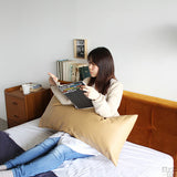 ロングクッション 寝室 抱き枕 | 中綿付きクッション 43×100 合皮