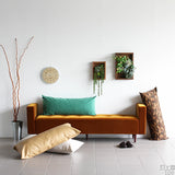 ロングクッション 寝室 抱き枕 | 中綿付きクッション 43×100 合皮