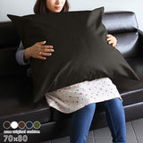 レザー 大きめ クッション | 中綿付きクッション 70×80 合成皮革