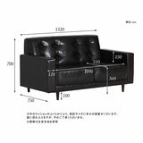 ソファー おしゃれ | Bacchus 2P リゾート生地