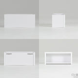 ウォールシェルフ ボックス サイズオーダー | WallBox7 cube 400 木目