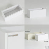 ウォールシェルフ ボックス サイズオーダー | WallBox7 cube 400 木目