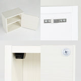 ウォールシェルフ 扉付き | WallBox7-DX A 単品M 棚付き 木目