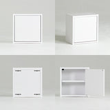 ウォールシェルフ 扉付き | WallBox7-DX A 単品S 棚付き 木目