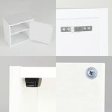 ウォールシェルフ 扉付き | WallBox7-DX A 単品S 棚付き 木目