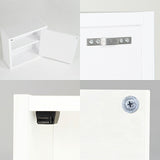 ウォールシェルフ 扉付き | WallBox7-DX D 単品S 棚付き 木目