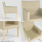 カフェチェア 低め | LOWJOY 1P/ナチュラル脚 迷彩