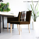 椅子 イス ダイニング | JOY 1P Mサイズ 肘なしナチュラル脚 モケットミカエル柄