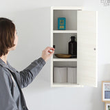 ウォールシェルフ 扉付き | WallBox7-DX H six 木目