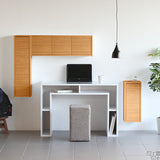 ウォールシェルフ 扉付き | WallBox7-DX H nine 木目