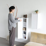 ウォールシェルフ 扉付き | WallBox7-DX H nine 木目