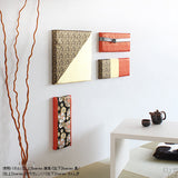 西陣織柄 ファブリックパネル | anp 6シリーズ 黒