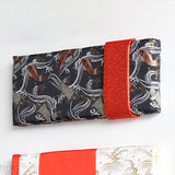 西陣織柄 ファブリックパネル | anp 2シリーズ 鯉赤