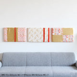 西陣織柄 ファブリックパネル | anp 3シリーズ 菊ピンク