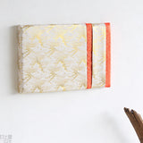 西陣織柄 ファブリックパネル | anp 3シリーズ 波赤