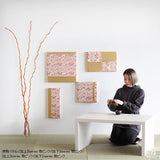 西陣織柄 ファブリックパネル | anp 5シリーズ 菊ピンク