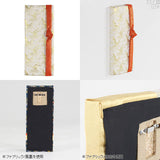 西陣織柄 和風 ファブリックパネル | anp 6シリーズ 波赤