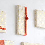 西陣織柄 和風 ファブリックパネル | anp 6シリーズ 波赤