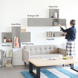 ウォールシェルフ 扉付き | WallBox7-DX D 単品M aino