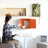 ウォールシェルフ 扉付き | WallBox7-DX A 単品S aino