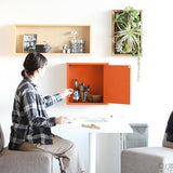 ウォールシェルフ 扉付き | WallBox7-DX A 単品M aino