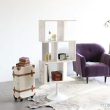 ディスプレイラック 円盤脚 3段 大理石柄 マーブル | marble U3