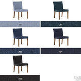 椅子 ダイニングチェアー おしゃれ | JOY 1P Sサイズ肘なし ブラウン脚 デニム