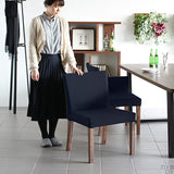 椅子 ダイニングチェアー おしゃれ | JOY 1P Sサイズ肘なし ブラウン脚 デニム