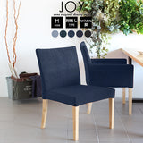チェアー ダイニングチェアー 北欧風 | JOY 1P Mサイズ 肘なし ナチュラル脚 デニム