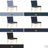 チェアー ダイニングチェアー 北欧風 | JOY 1P Mサイズ 肘なし ナチュラル脚 デニム