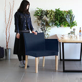 チェアー ダイニングチェアー 北欧風 | JOY 1P Mサイズ 肘なし ナチュラル脚 デニム