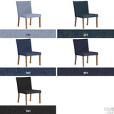 チェアー ダイニングチェア おしゃれ | JOY 1P Mサイズ 肘なし ブラウン脚 デニム