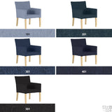 チェアー イス ダイニング | LOWJOY 1P ナチュラル脚 デニム