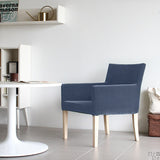 チェアー イス ダイニング | LOWJOY 1P ナチュラル脚 デニム