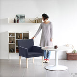 チェアー イス ダイニング | LOWJOY 1P ナチュラル脚 デニム