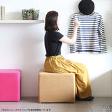 スツール 国産 日本製 | Tomamu Cube 500 denim