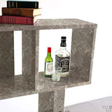 ディスプレイラック 円盤脚 大理石柄 グレー | graystone U2