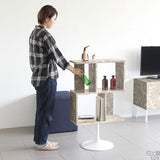 ディスプレイラック 円盤脚 大理石柄 グレー | graystone U2