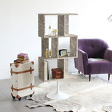 ディスプレイラック 円盤脚 大理石柄 グレー | graystone U3