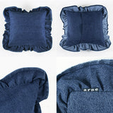 ファブリッククッション 人気 日本製 | interior cushion frill zero 45F デニム生地