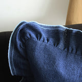 デニムクッション 人気 レストラン | interior cushion frill zero 45Fデニム【カバーのみ】